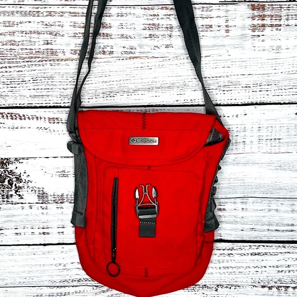 Columbia Handbags - Columbia Red Small Crossbody OMNI- SHIELD bag